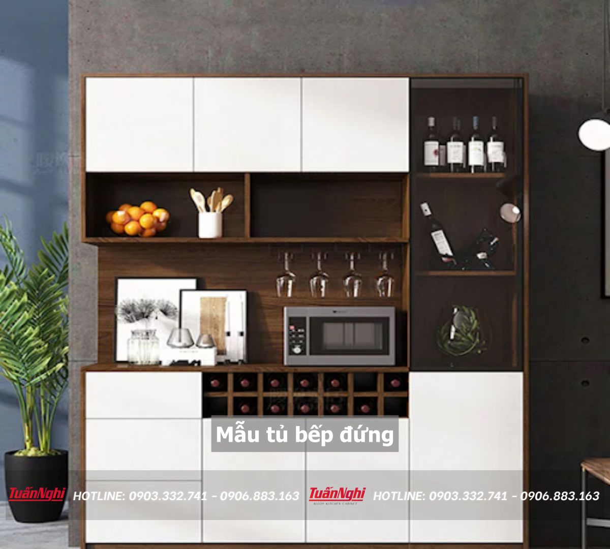 30+ Mẫu Tủ Bếp Đứng Đẹp Được Yêu Thích Nhất 38 mẫu tủ bếp đứng