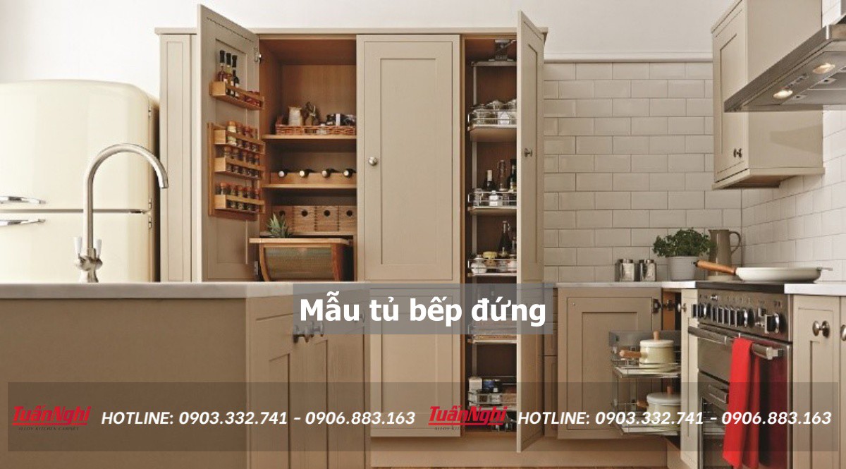 30+ Mẫu Tủ Bếp Đứng Đẹp Được Yêu Thích Nhất 41 mẫu tủ bếp đứng