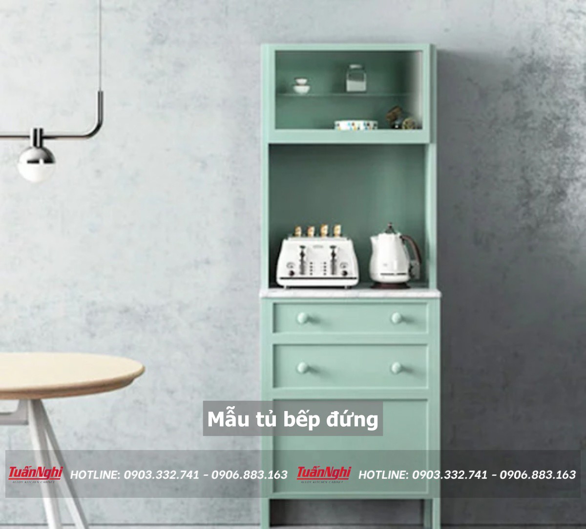 30+ Mẫu Tủ Bếp Đứng Đẹp Được Yêu Thích Nhất 44 mẫu tủ bếp đứng