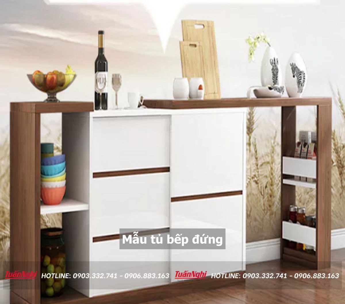 30+ Mẫu Tủ Bếp Đứng Đẹp Được Yêu Thích Nhất 47 mẫu tủ bếp đứng đẹp