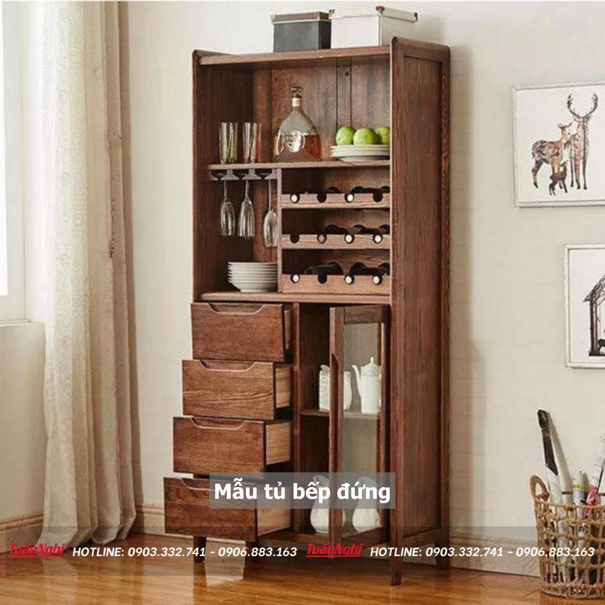 30+ Mẫu Tủ Bếp Đứng Đẹp Được Yêu Thích Nhất 32 mẫu tủ bếp đứng