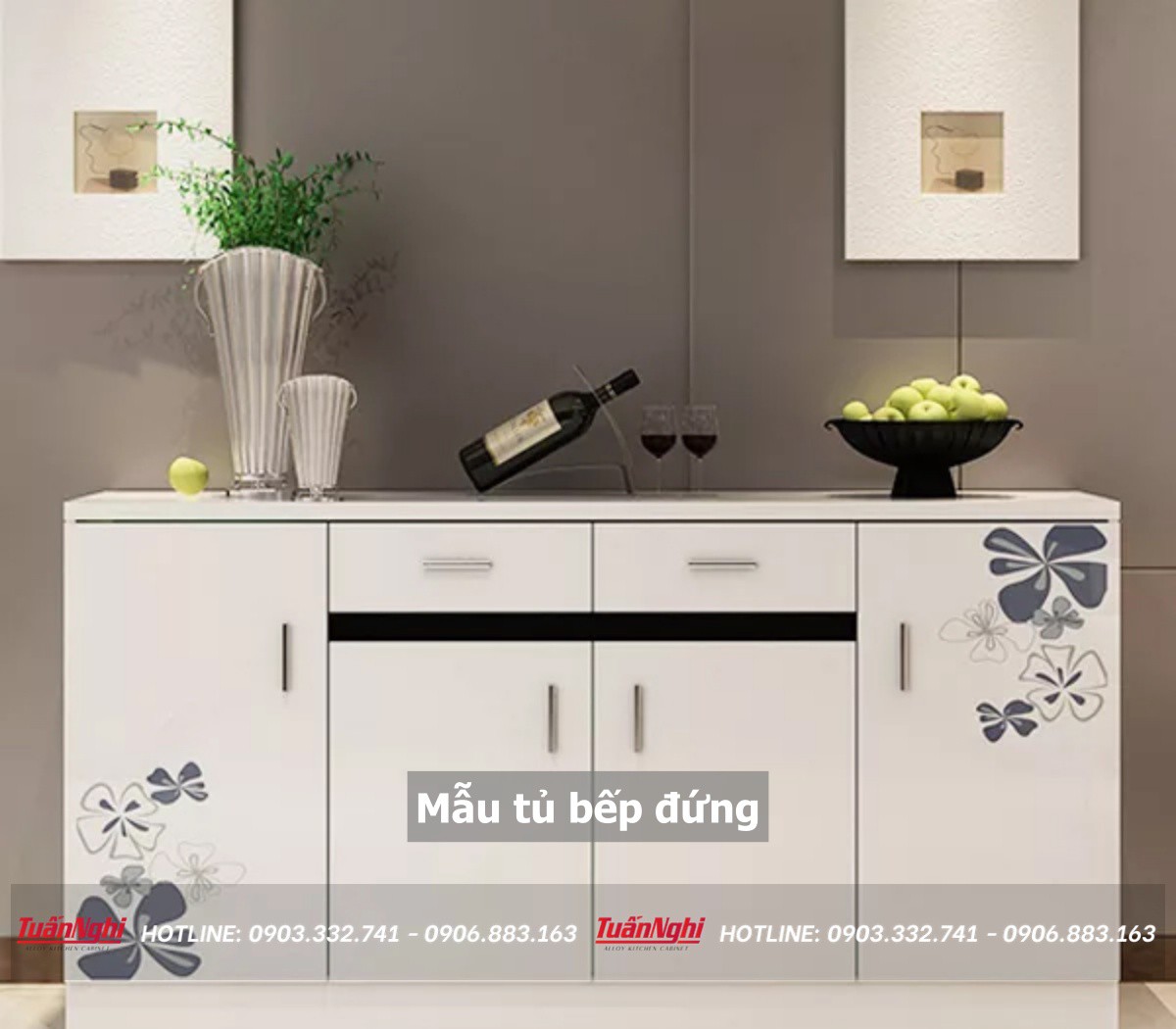 30+ Mẫu Tủ Bếp Đứng Đẹp Được Yêu Thích Nhất 34 mẫu tủ bếp đứng