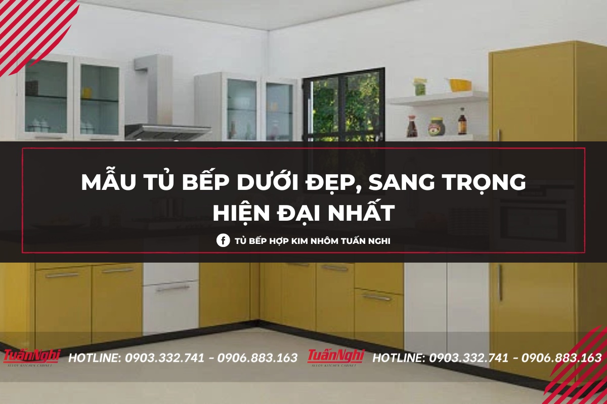 TOP 30+ Mẫu Tủ Bếp Dưới Đẹp Và Hiện Đại Nhất 