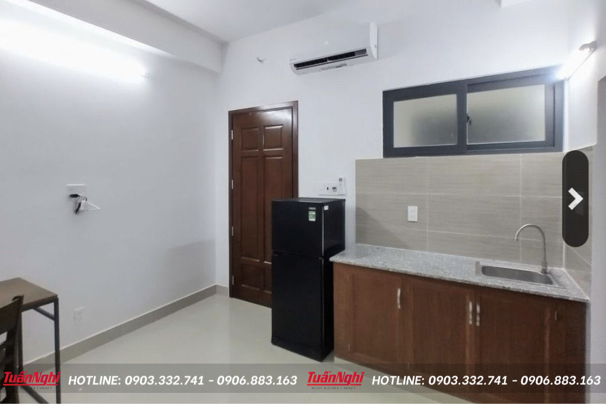 Mẫu tủ bếp mini giá rẻ