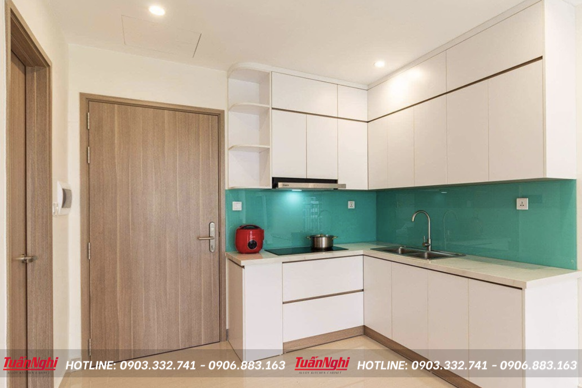 Mẫu tủ bếp nhỏ cho phòng trọ