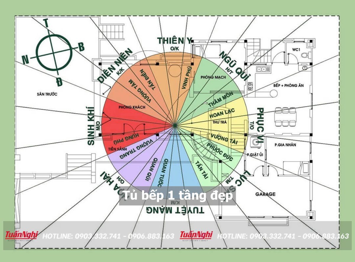 20+ Mẫu tủ bếp 1 tầng đẹp phong cách hiện đại 2023 37 tủ bếp 1 tầng đẹp