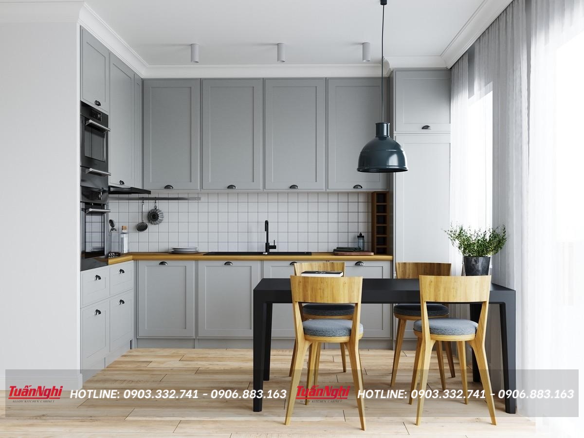 tủ bếp âm tường đẹp