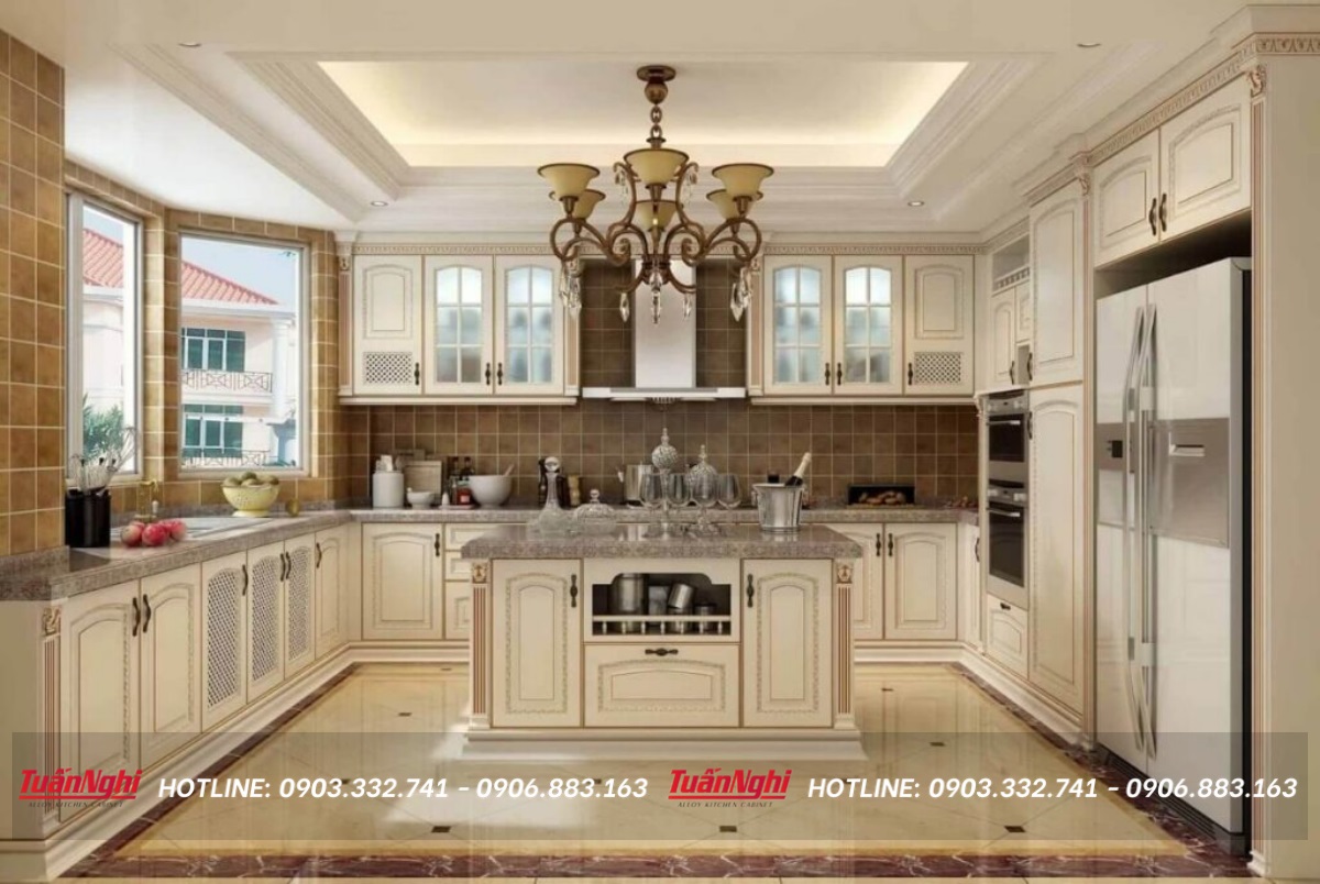 tủ bếp âm tường