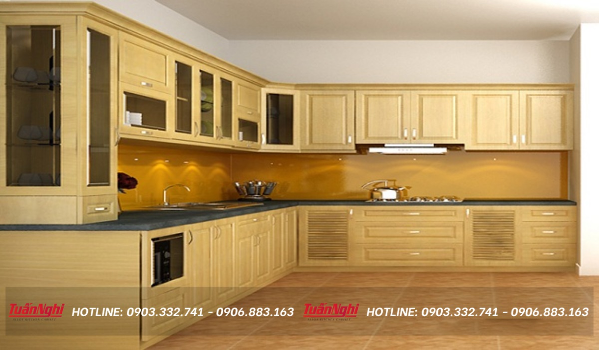 tủ bếp âm tường