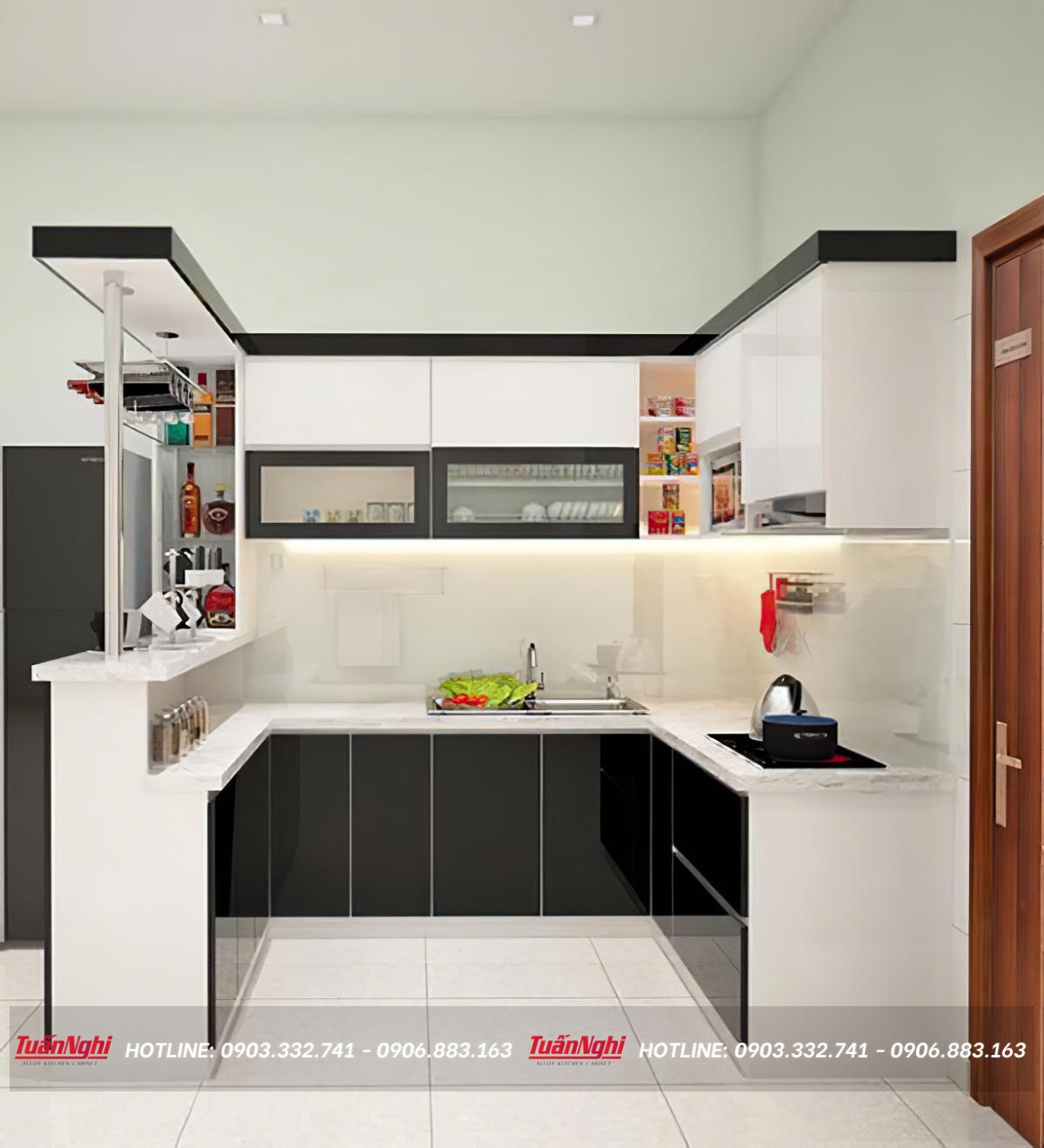 50+ Mẫu tủ bếp nhỏ giá rẻ | Giải pháp không gian cho nhà chật 73 tủ bếp cho nhà chật