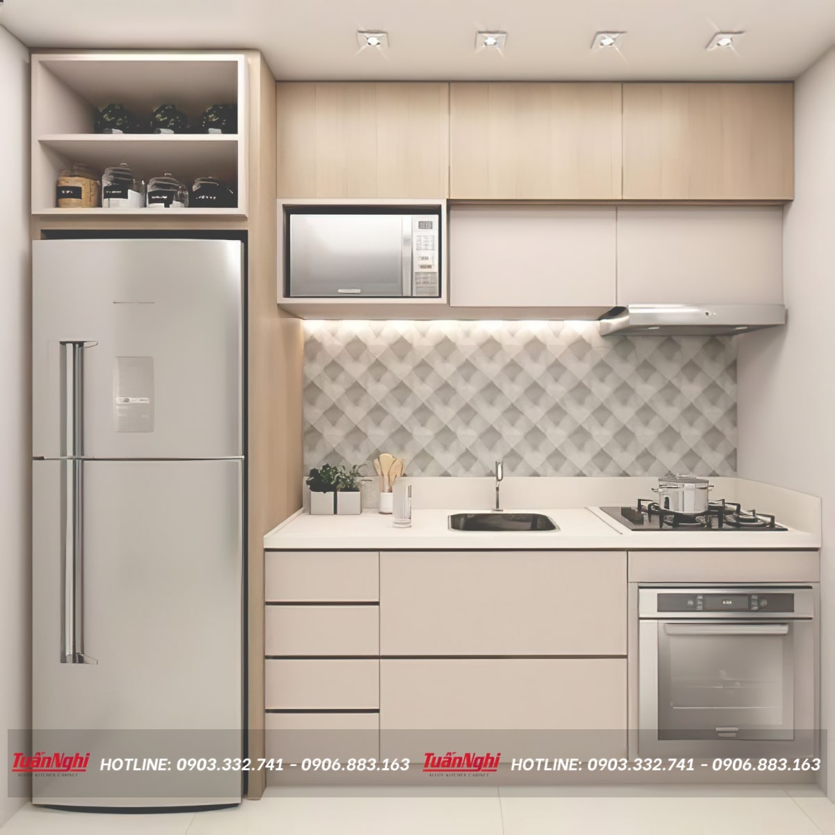 50+ Mẫu tủ bếp nhỏ giá rẻ | Giải pháp không gian cho nhà chật 80 tủ bếp nhỏ