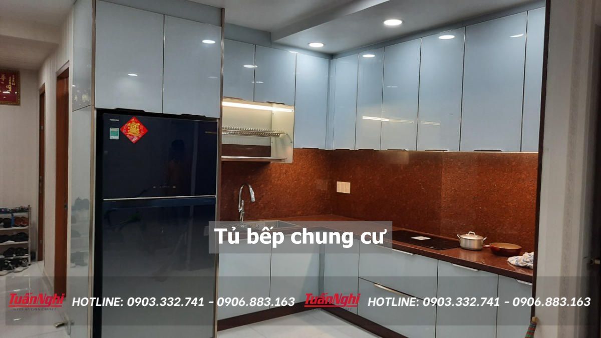 40+ Mẫu tủ bếp cho chung cư nhỏ hiện đại nhất 2023 109 tủ bếp chung cư