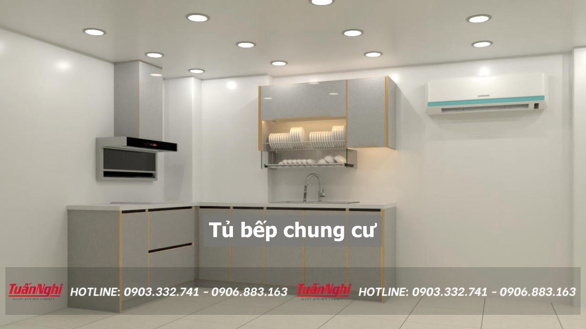 40+ Mẫu tủ bếp cho chung cư nhỏ hiện đại nhất 2023 136 tủ bếp cho căn hộ chung cư nhỏ