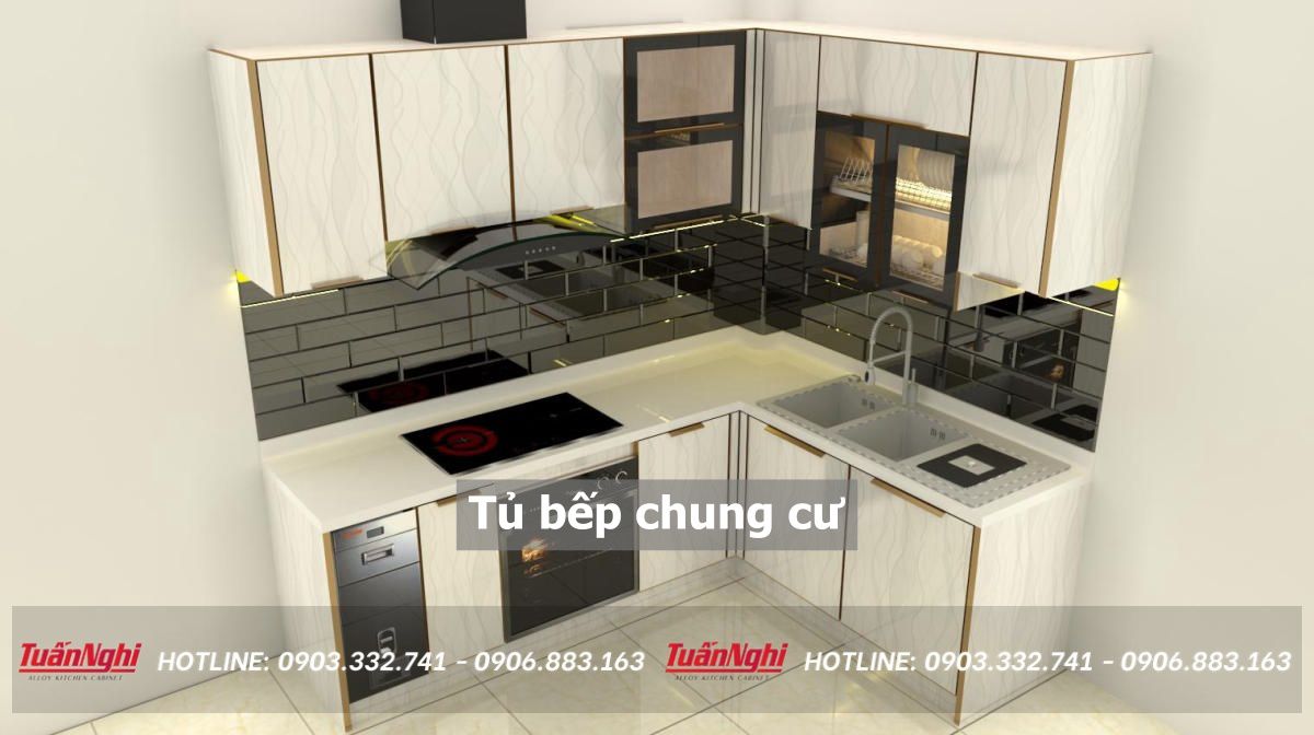 40+ Mẫu tủ bếp cho chung cư nhỏ hiện đại nhất 2023 139 mẫu tủ bếp chung cư đẹp