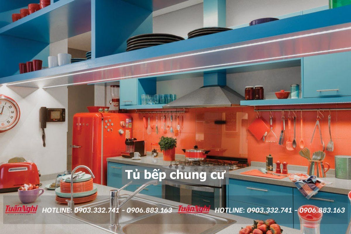 40+ Mẫu tủ bếp cho chung cư nhỏ hiện đại nhất 2023 143 tủ bếp chung cư