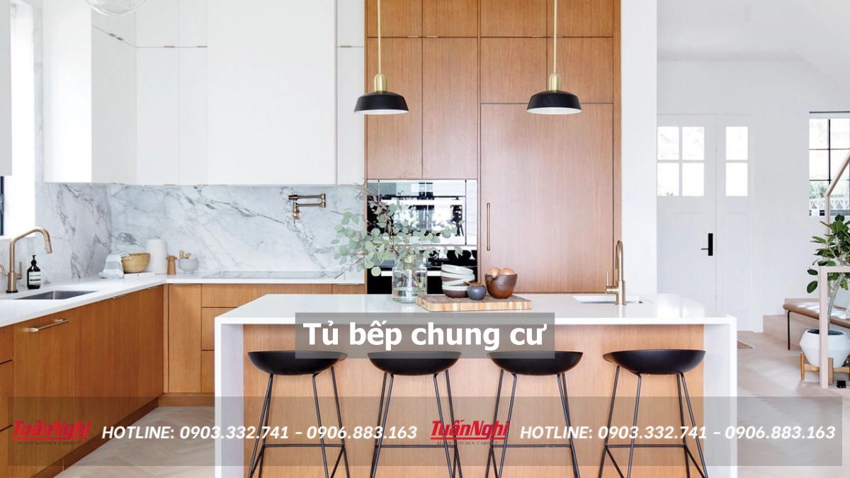 40+ Mẫu tủ bếp cho chung cư nhỏ hiện đại nhất 2023 147 tủ bếp chung cư