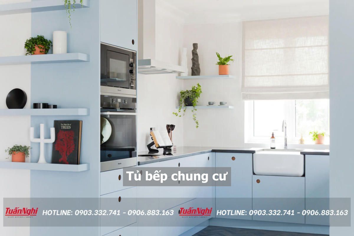 40+ Mẫu tủ bếp cho chung cư nhỏ hiện đại nhất 2023 152 tủ bếp chung cư