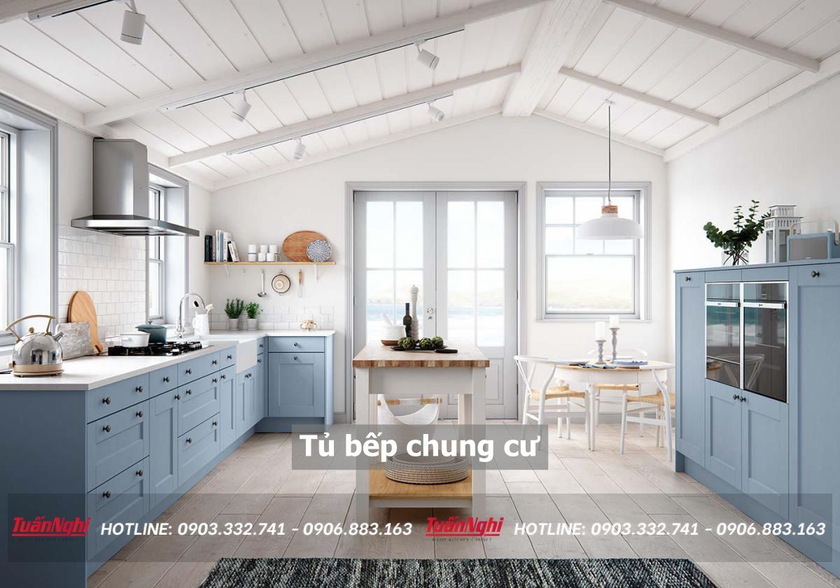 40+ Mẫu tủ bếp cho chung cư nhỏ hiện đại nhất 2023 153 tủ bếp chung cư