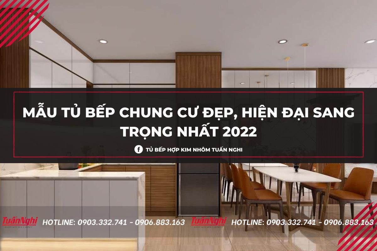 40+ Mẫu tủ bếp cho chung cư nhỏ hiện đại nhất 2023 