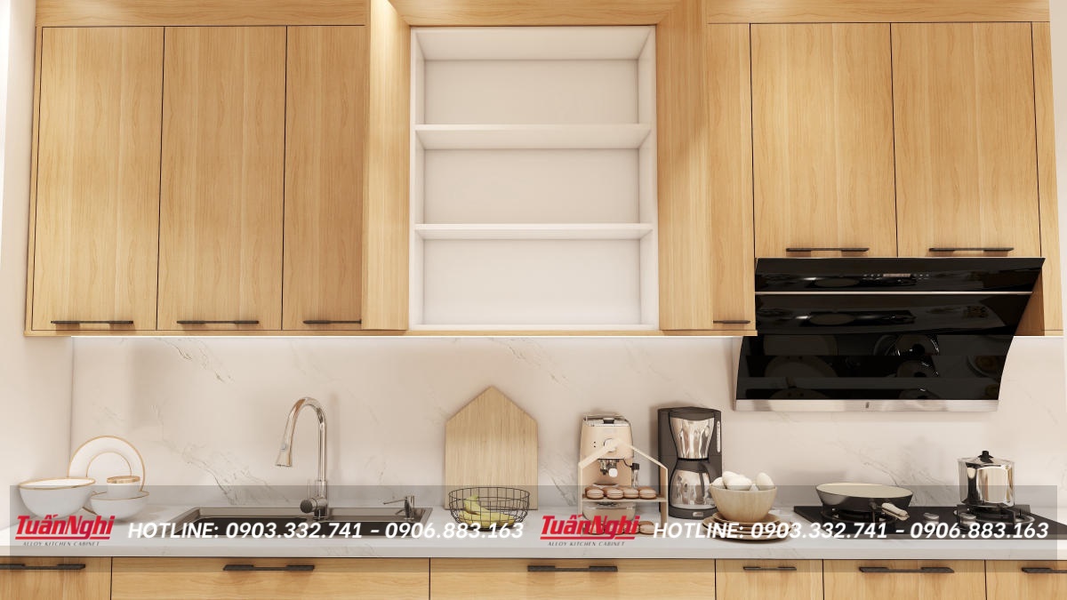 cấu tạo tủ bếp trên