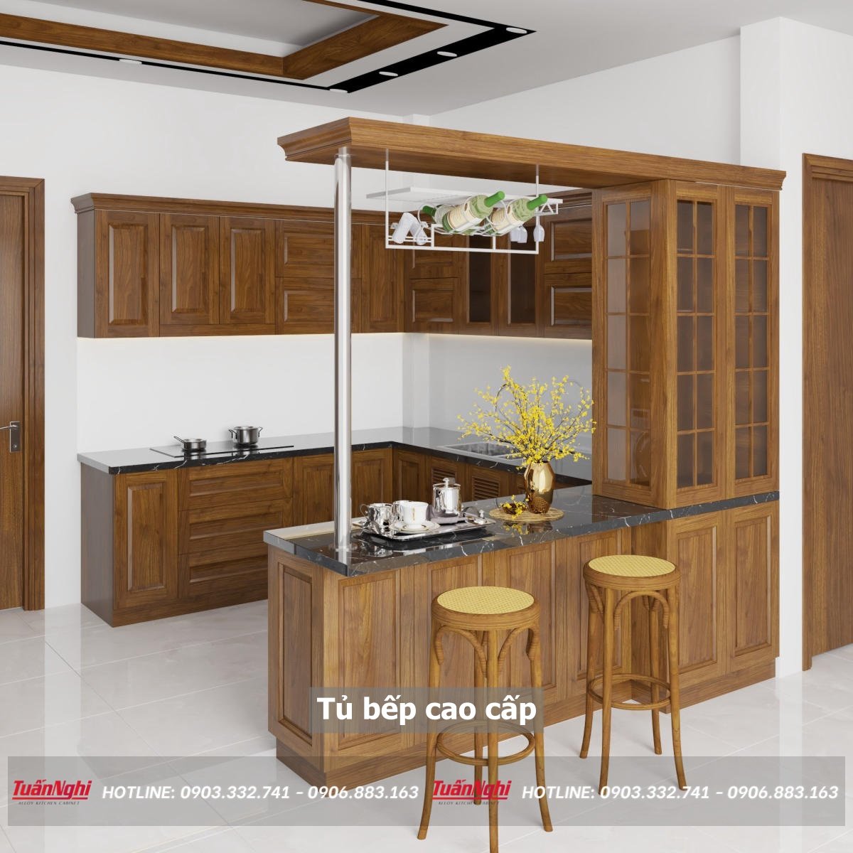 Tủ bếp cao cấp