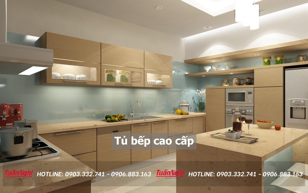 Tủ bếp cao cấp
