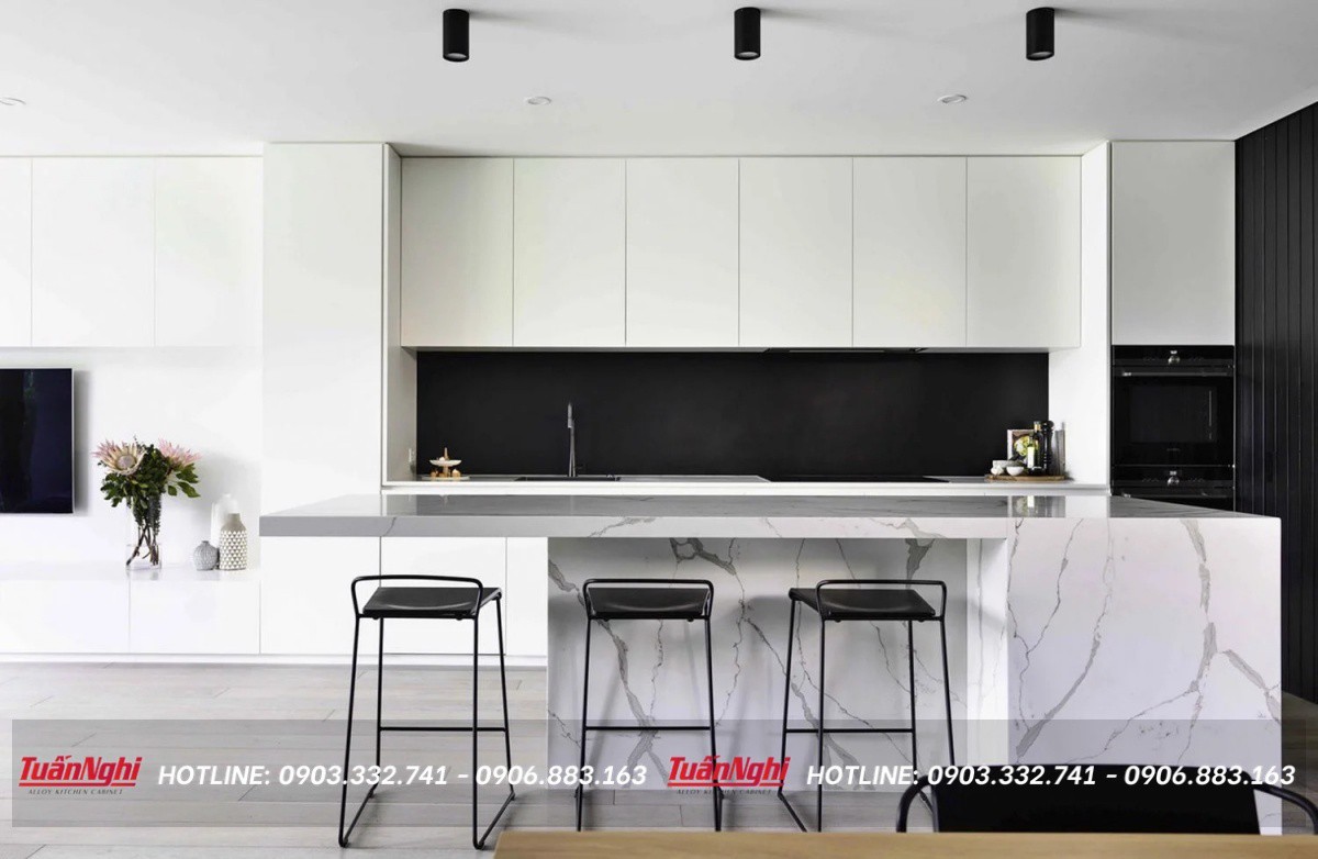 Tủ Bếp Kịch Trần Là GÌ? Ưu Nhược Điểm Của Tủ Bếp Kịch Trần 7 Tủ bếp kịch trần