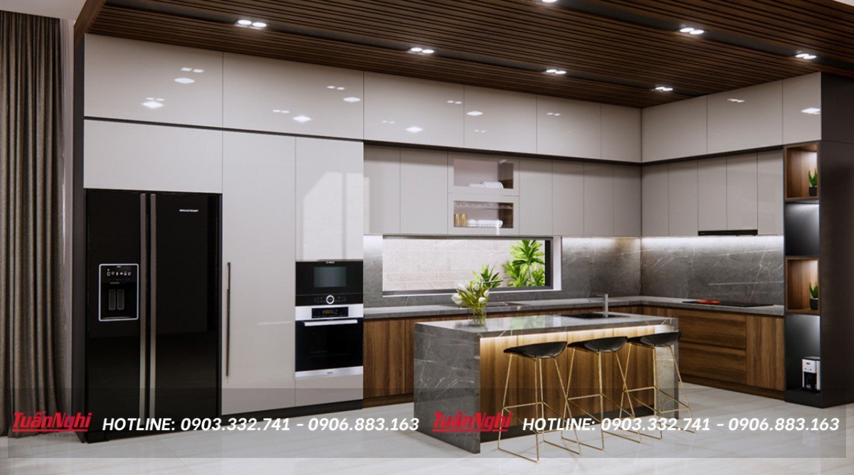 Tủ Bếp Kịch Trần Là GÌ? Ưu Nhược Điểm Của Tủ Bếp Kịch Trần 6 Tủ bếp kịch trần