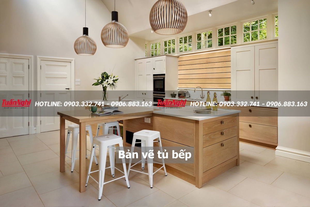 Bản vẽ tủ bếp