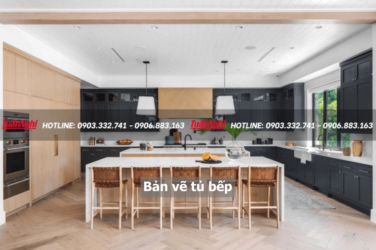Bản vẽ tủ bếp