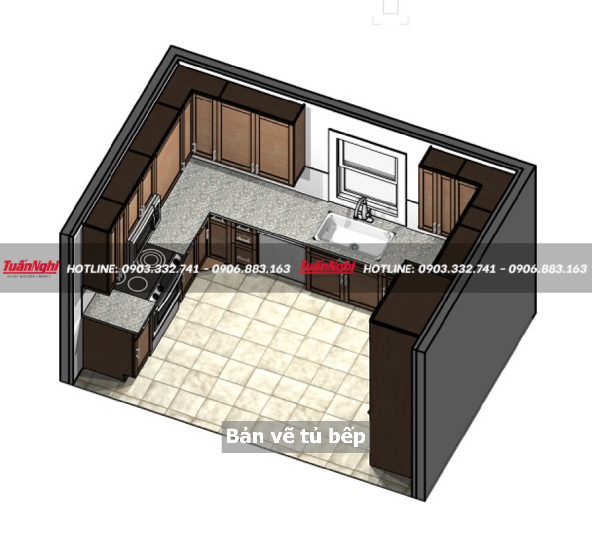 Bản vẽ tủ bếp