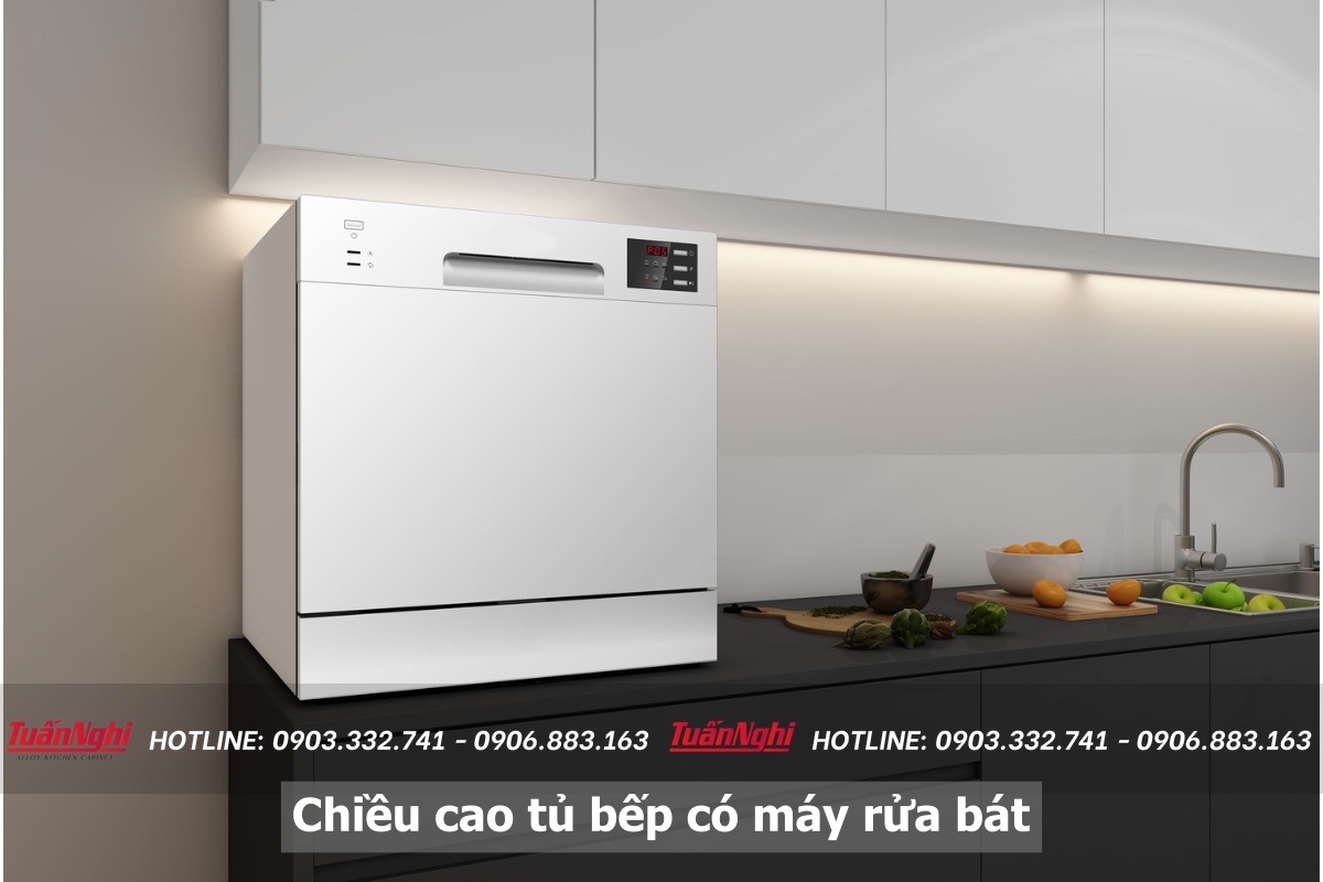 Kích Thước Chiều Cao Tủ Bếp Có Máy Rửa Bát - Tuấn Nghi 37 Chiều cao tủ bếp có máy rửa bát