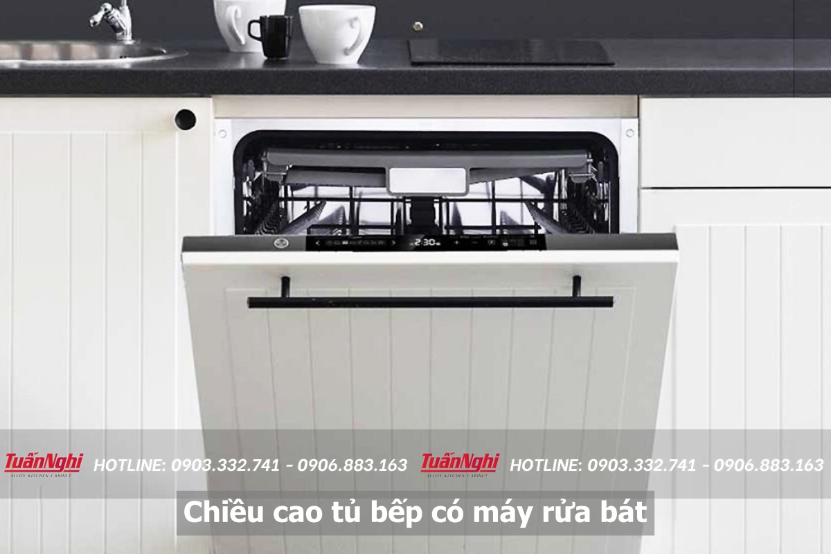 Kích Thước Chiều Cao Tủ Bếp Có Máy Rửa Bát - Tuấn Nghi 28 Chiều cao tủ bếp có máy rửa bát
