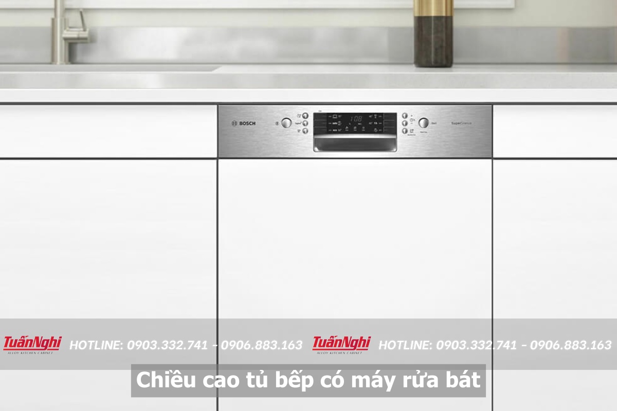 Kích Thước Chiều Cao Tủ Bếp Có Máy Rửa Bát - Tuấn Nghi 31 Chiều cao tủ bếp có máy rửa bát