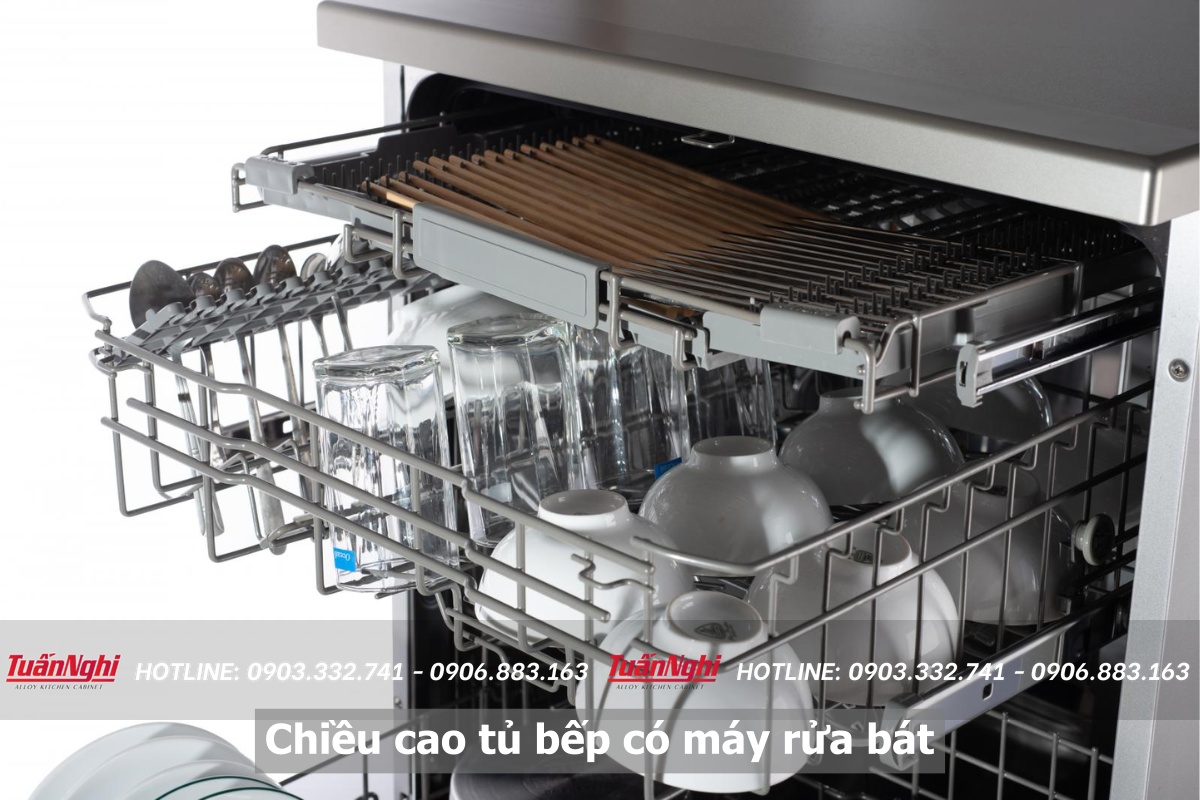 Kích Thước Chiều Cao Tủ Bếp Có Máy Rửa Bát - Tuấn Nghi 42 Chiều cao tủ bếp có máy rửa bát