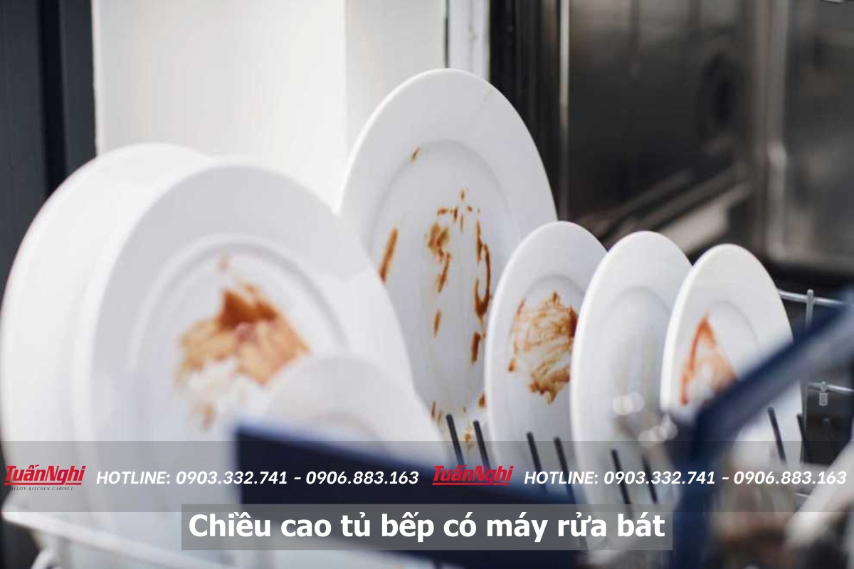 Kích Thước Chiều Cao Tủ Bếp Có Máy Rửa Bát - Tuấn Nghi 23 Chiều cao tủ bếp có máy rửa bát