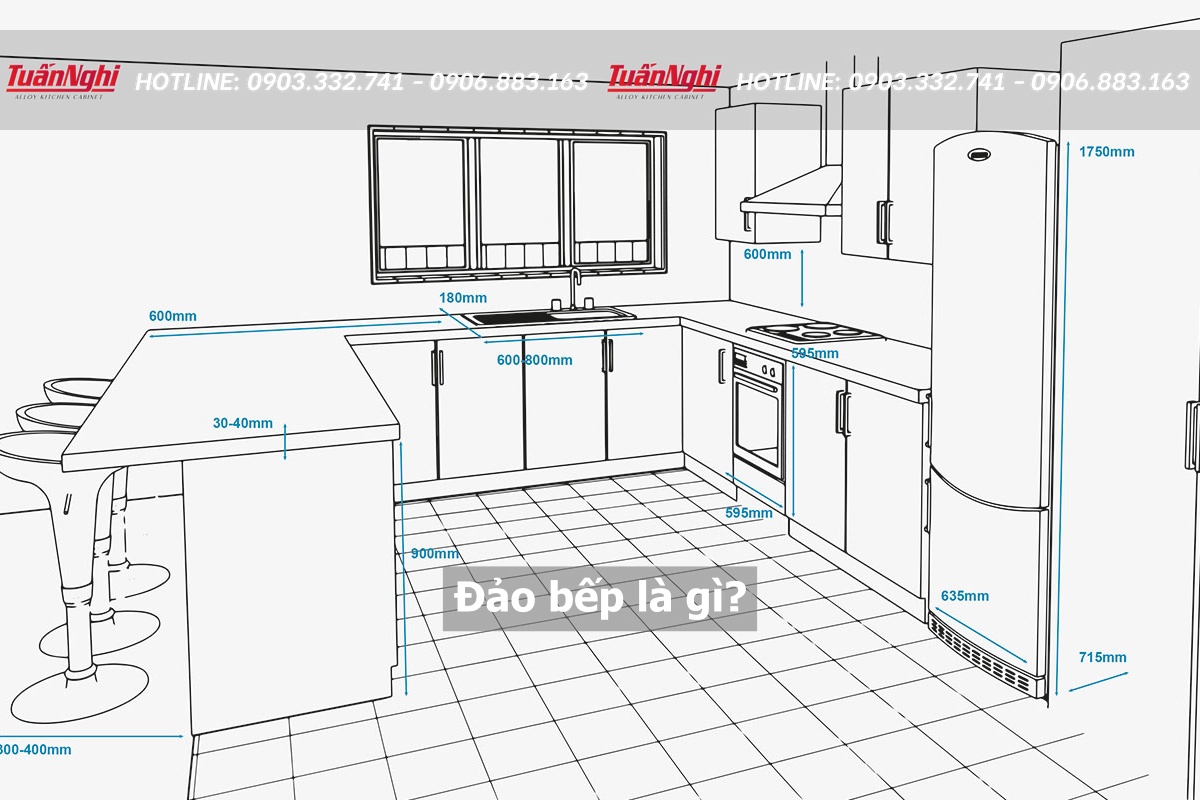 Đảo bếp là gì? Công dụng chính của đảo bếp để làm gì? 9 Đảo bếp là gì