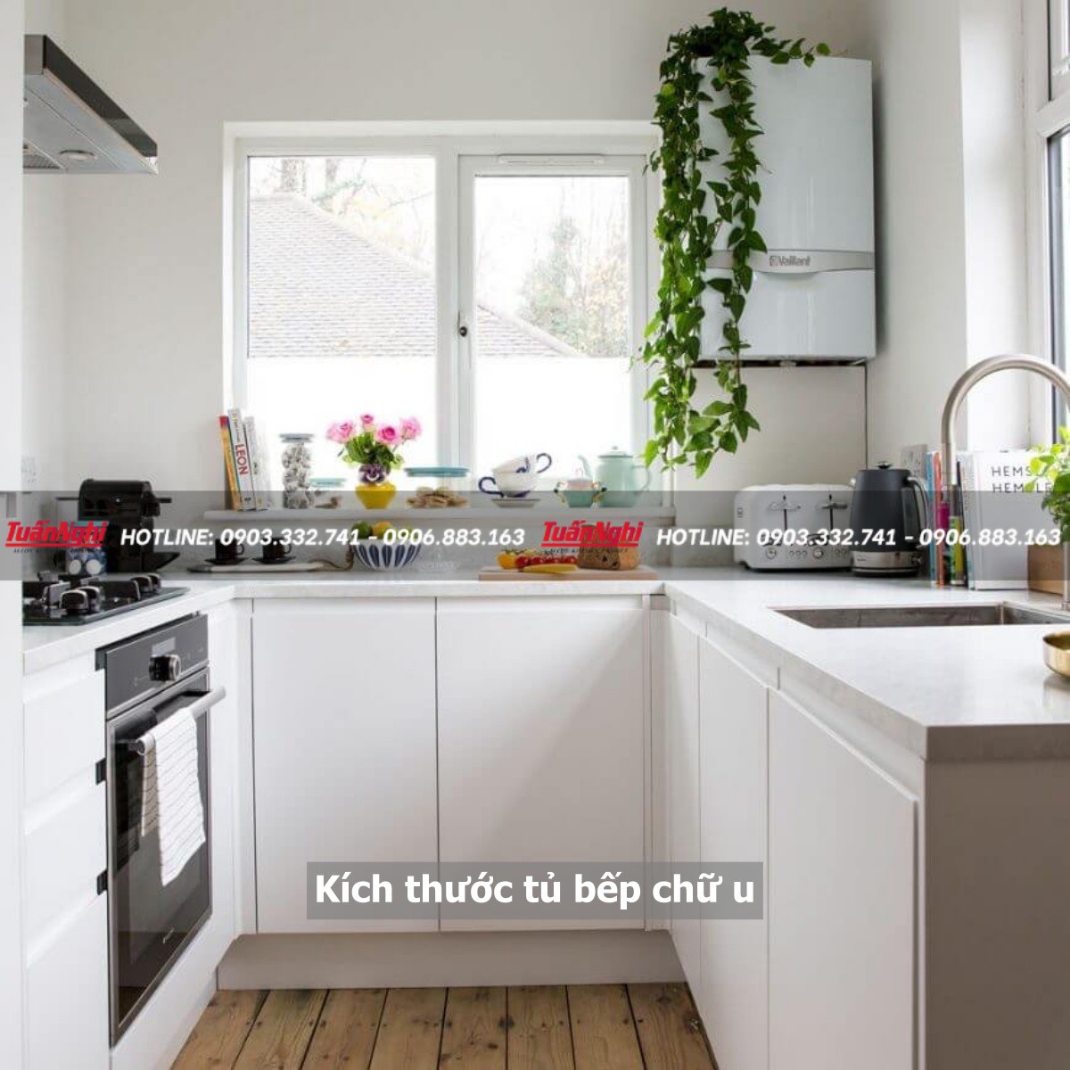 Kích thước tủ bếp chữ u