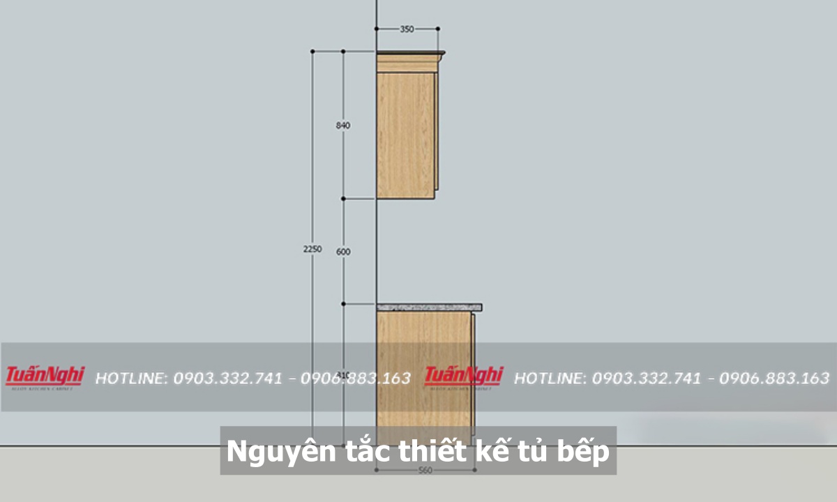 11 Nguyên Tắc Thiết Kế Tủ Bếp "Vàng" Bạn Cần Ghi Nhớ 6 Nguyên tắc thiết kế tủ bếp