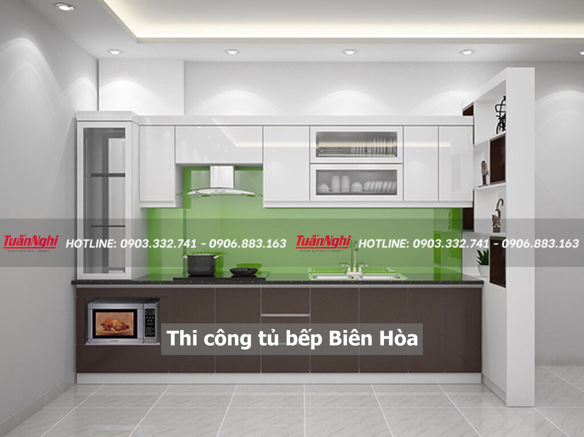 Thi công tủ bếp biên hòa