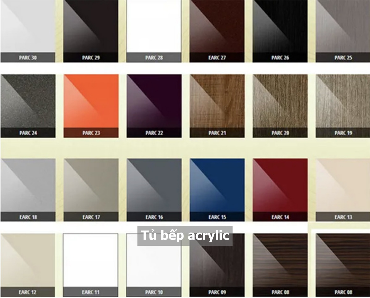10+ Mẫu Tủ Bếp Acrylic Siêu Đẹp Hiện Đại Cao Cấp 2023 15 Tủ bếp acrylic