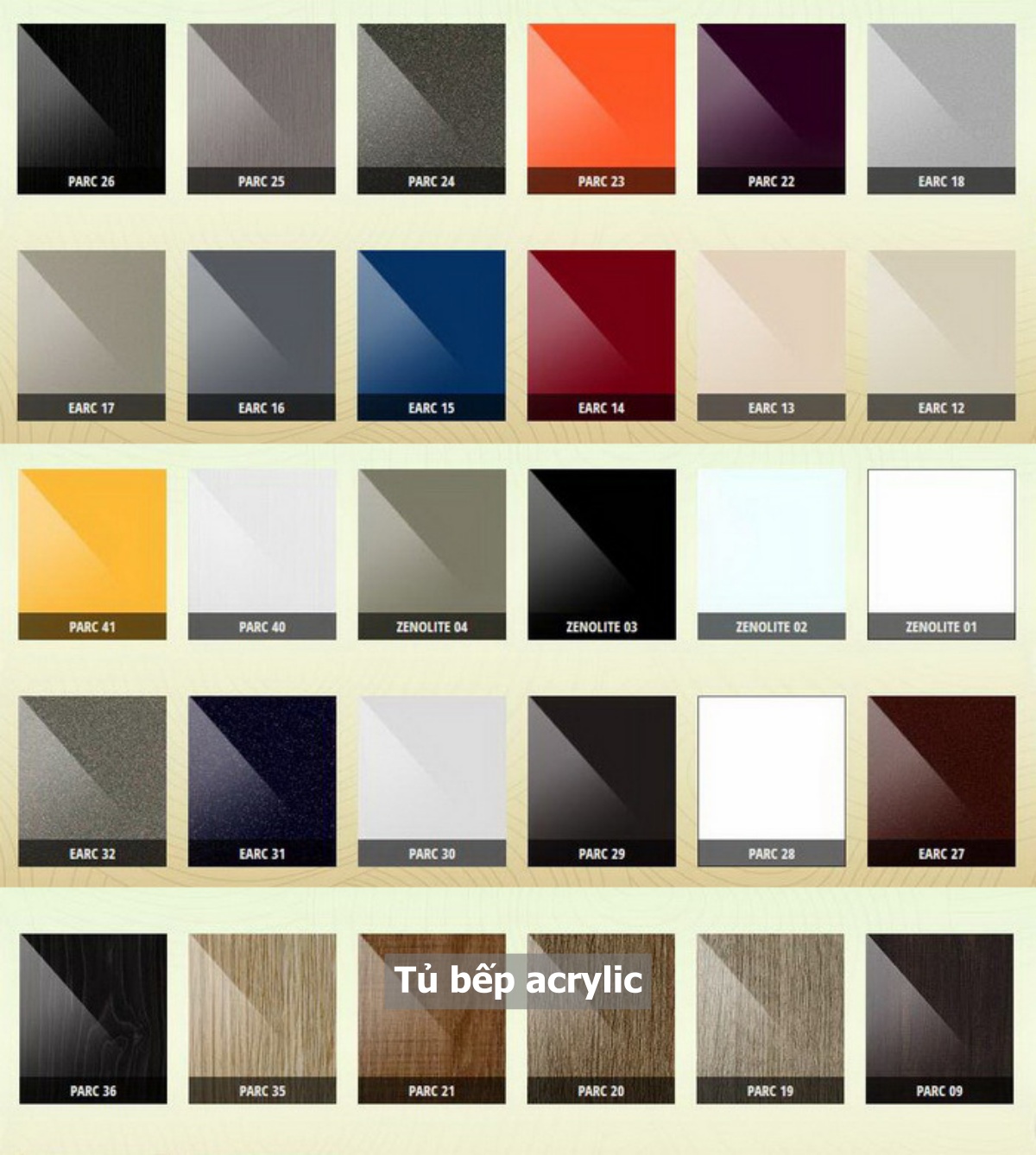 10+ Mẫu Tủ Bếp Acrylic Siêu Đẹp Hiện Đại Cao Cấp 2023 16 Tủ bếp acrylic