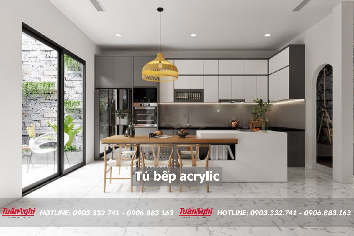 10+ Mẫu Tủ Bếp Acrylic Siêu Đẹp Hiện Đại Cao Cấp 2023 20 Tủ bếp acrylic