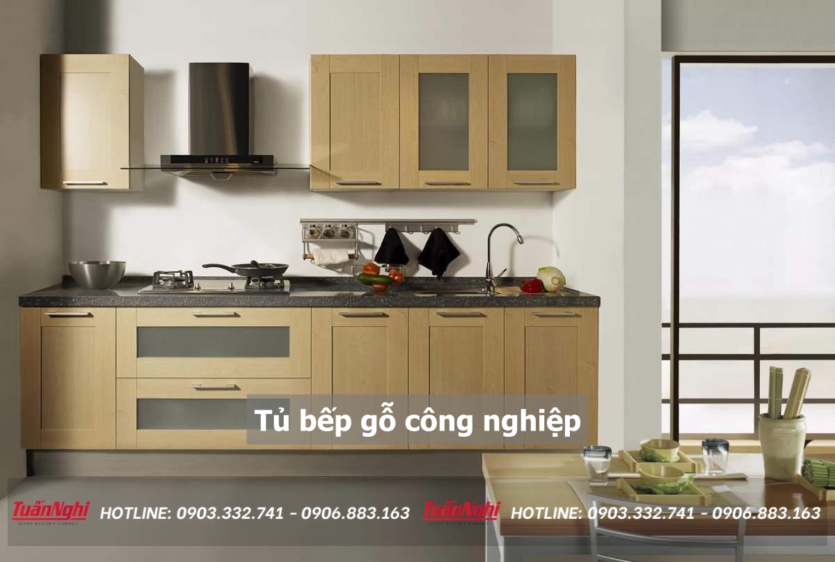 10+ Mẫu Tủ Bếp Gỗ Công Nghiệp Hiện Đại Kèm Báo Giá 2023 25 Tủ bếp gỗ công nghiệp