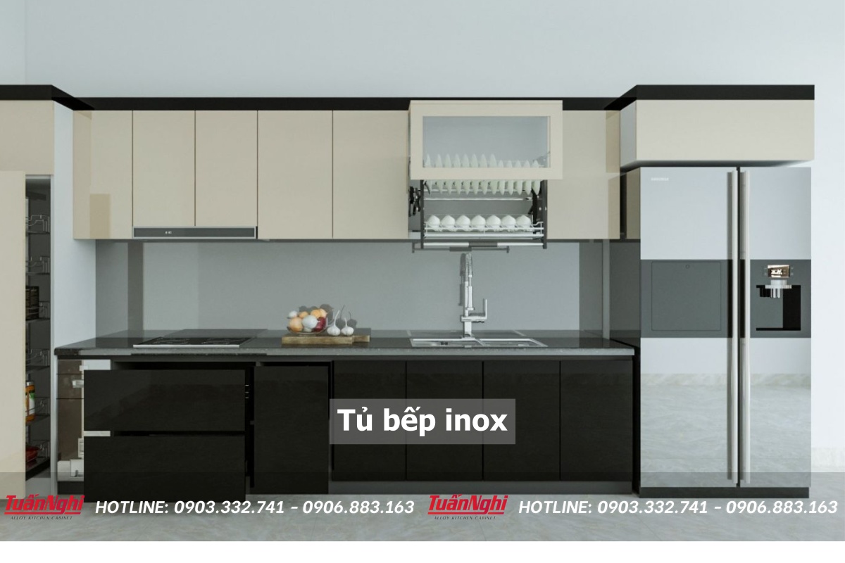 10+ Mẫu Tủ Bếp Inox Bền Đẹp Cao Cấp Kèm Báo Giá 2022 14 Tủ bếp inox