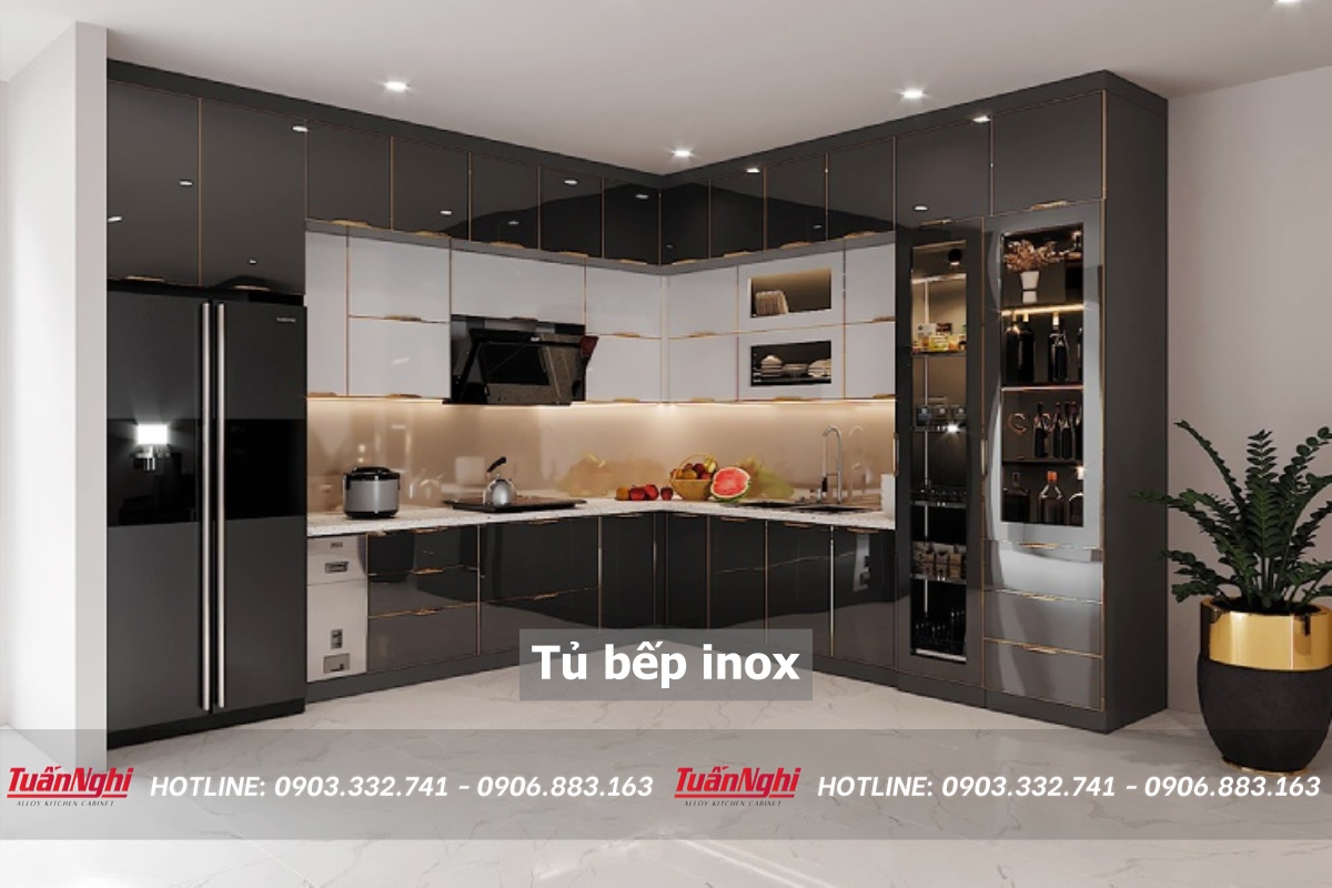 10+ Mẫu Tủ Bếp Inox Bền Đẹp Cao Cấp Kèm Báo Giá 2022 16 Tủ bếp inox