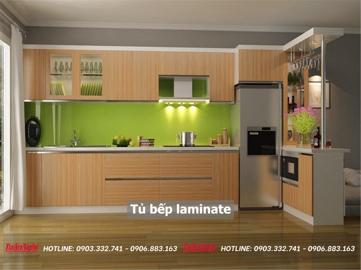10+ Mẫu Tủ Bếp Laminate Đẹp Hiện Đại Sang Trọng Nhất 2022 20 Tủ bếp laminate