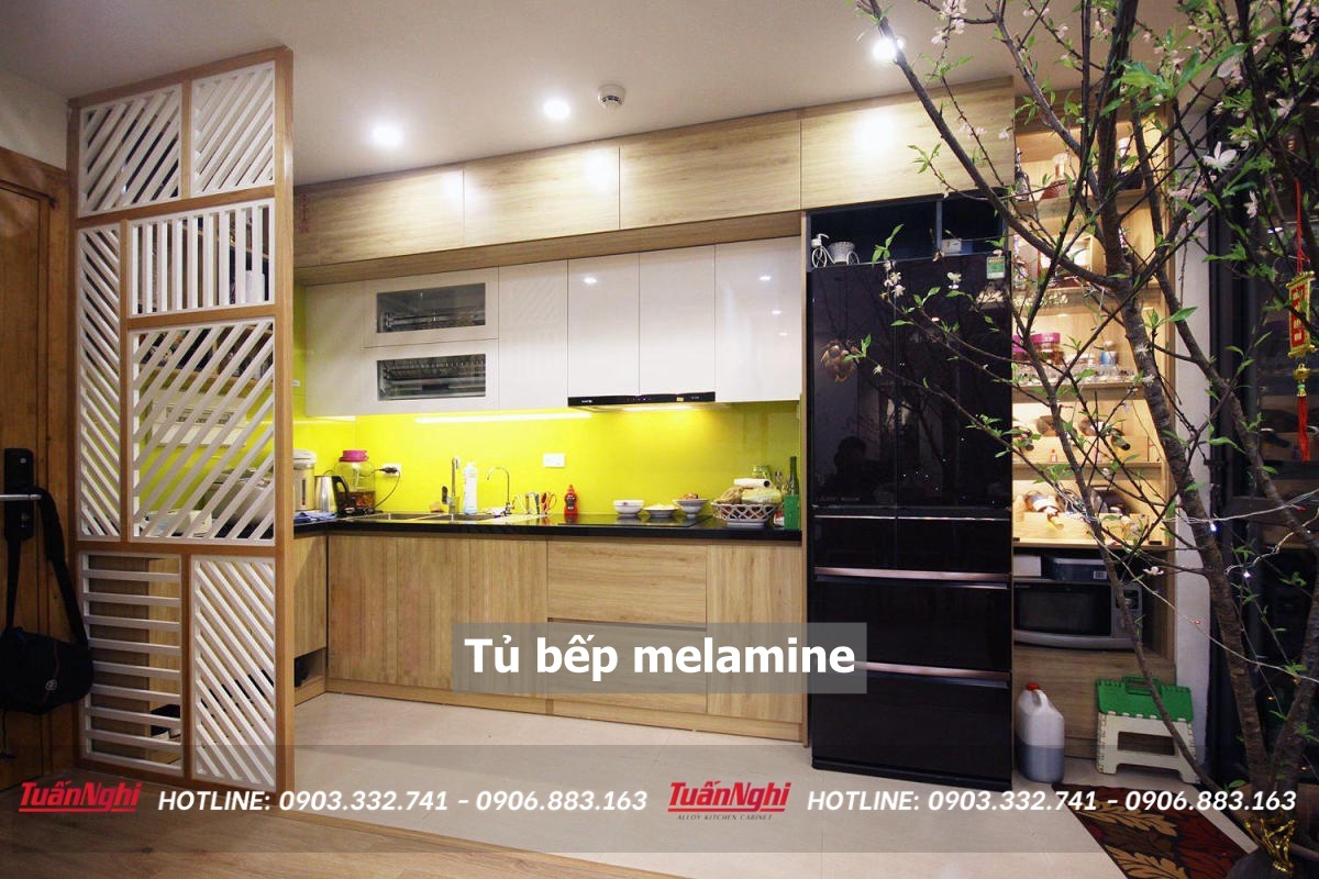 Tủ bếp melamine