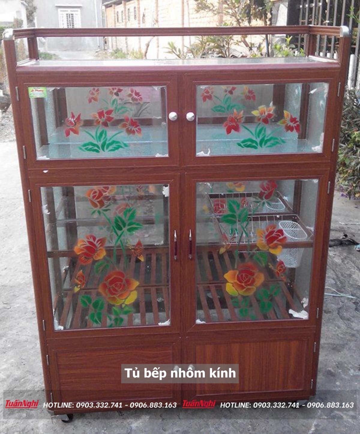 15+ Mẫu Tủ Bếp Nhôm Kính Đẹp Không Thể Bỏ Qua 2023 36 Tủ bếp nhôm kính