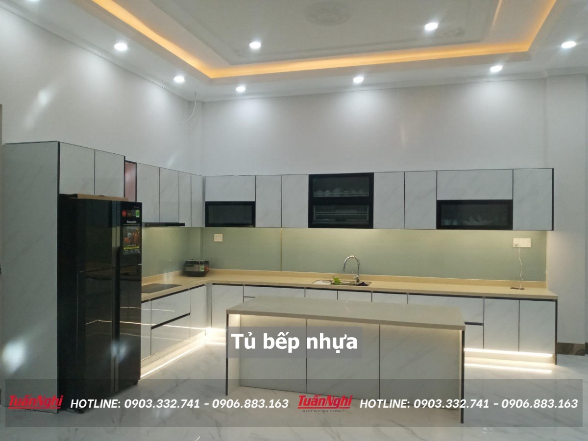 10+ Mẫu Tủ Bếp Nhựa Đẹp Bền Được Dùng Nhiều Nhất 2023 9 Tủ bếp nhựa